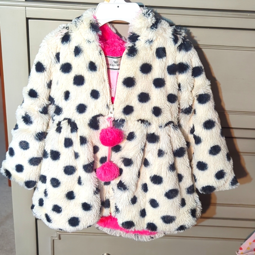 Faux fur coat